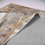 Conceptum Alfombra Hmnt452 Crema, Moca y Oro 100 x 150 cm